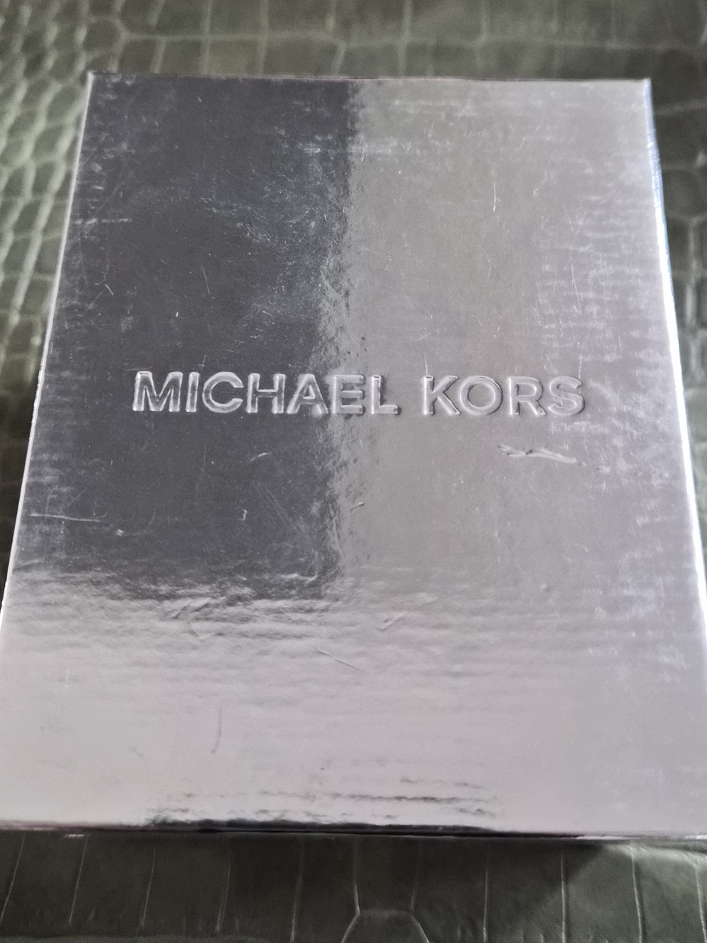 Michael Kors Silver Crystal Twist Bangle Bracelet - Picture 3 of 3